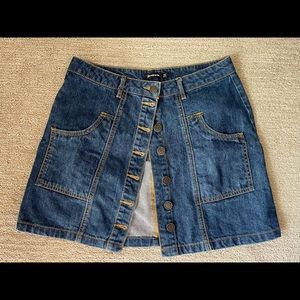 STRADIVARIUS denim mini skirt